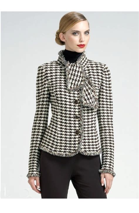 giacca simil chanel|chanel tweed jacket style.